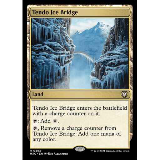 Modern Horizons 3 Commander - 393 - Tendo Ice Bridge - Rare - C - Non-foil