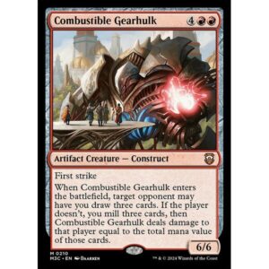 Modern Horizons 3 Commander - 210 - Combustible Gearhulk - Mythic - R - Foil