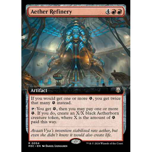 Modern Horizons 3 Commander - 54 - Aether Refinery - Rare - R - Foil