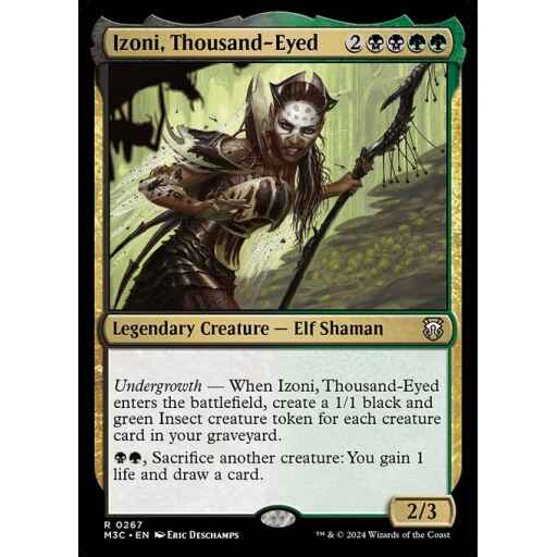 Modern Horizons 3 Commander - 267 - Izoni, Thousand-Eyed - Rare - BG - Non-foil