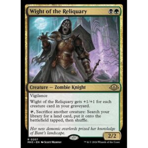 Modern Horizons 3 - 207 - Wight of the Reliquary - Rare - BG - Foil