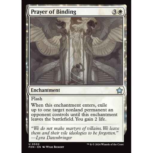Foundations - 502 - Prayer of Binding - Uncommon - W - Non-foil