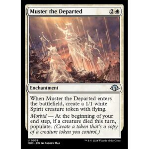 Modern Horizons 3 - 36 - Muster the Departed - Uncommon - W - Non-foil