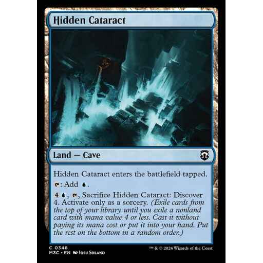 Modern Horizons 3 Commander - 348 - Hidden Cataract - Common - C - Non-foil