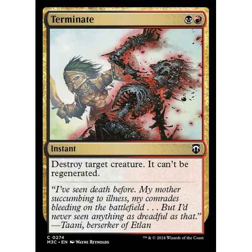 Modern Horizons 3 Commander - 274 - Terminate - Common - BR - Non-foil