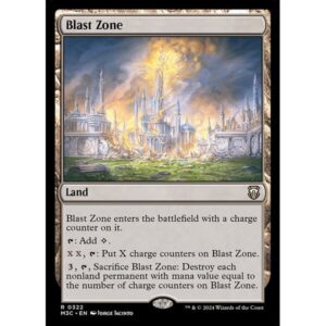 Modern Horizons 3 Commander - 322 - Blast Zone - Rare - C - Foil