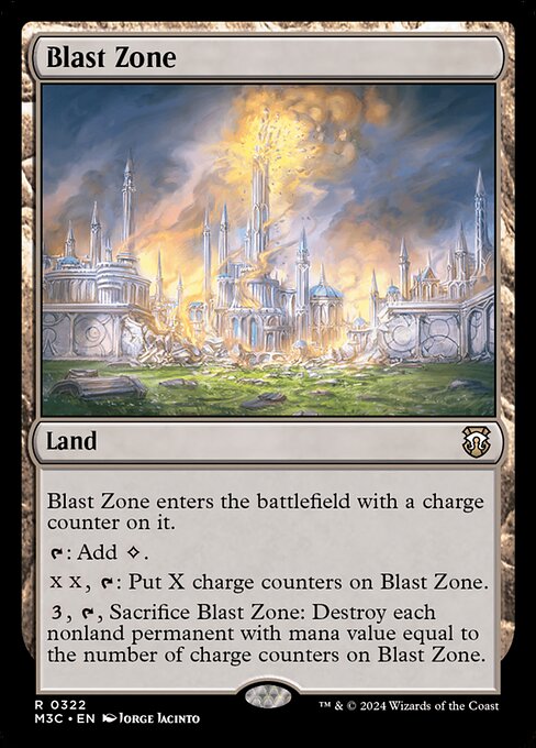 Modern Horizons 3 Commander - 322 - Blast Zone - Rare - C - Non-foil