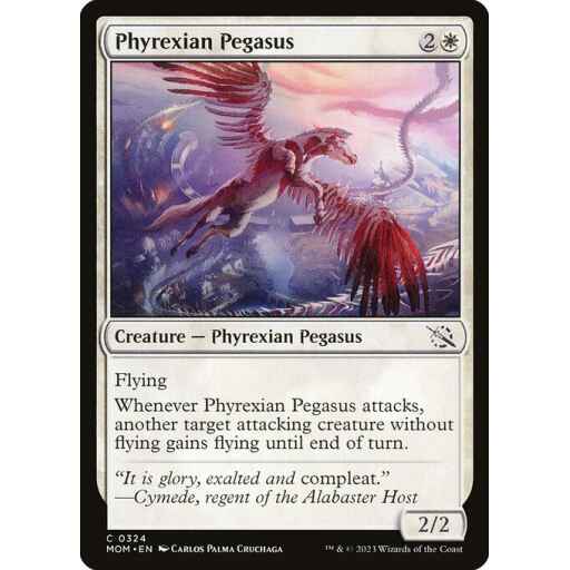 March of the Machine - 324 - Phyrexian Pegasus - Common - W - Foil
