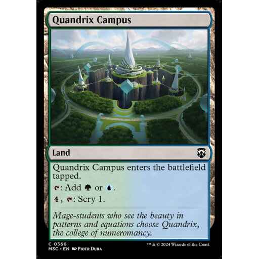 Modern Horizons 3 Commander - 366 - Quandrix Campus - Common - C - Non-foil