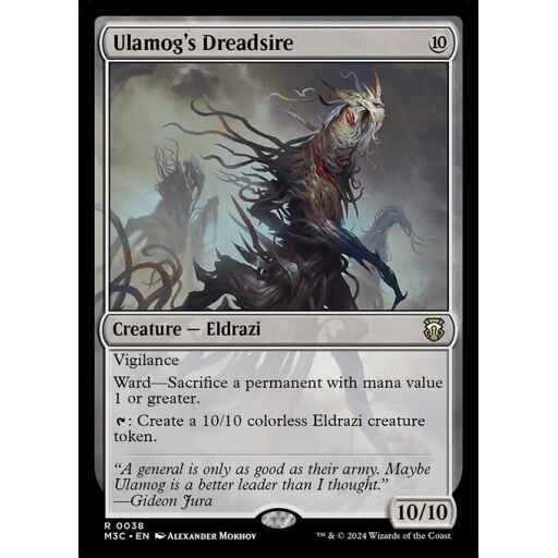 Modern Horizons 3 Commander - 38 - Ulamog's Dreadsire - Rare - C - Foil