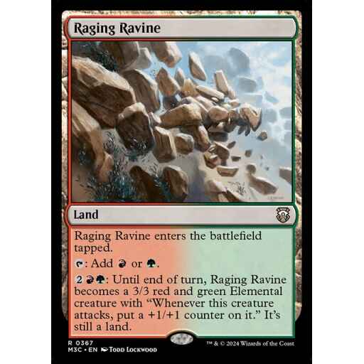 Modern Horizons 3 Commander - 367 - Raging Ravine - Rare - C - Non-foil