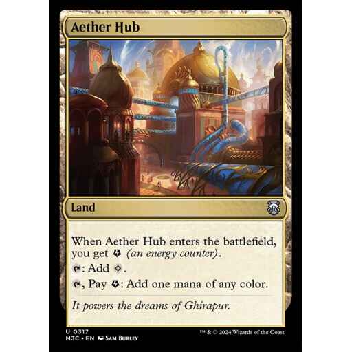 Modern Horizons 3 Commander - 317 - Aether Hub - Uncommon - C - Non-foil