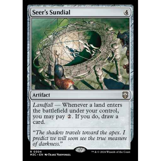 Modern Horizons 3 Commander - 304 - Seer's Sundial - Rare - C - Non-foil