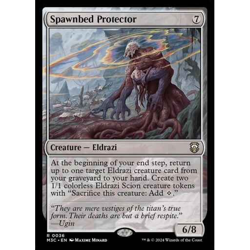 Modern Horizons 3 Commander - 36 - Spawnbed Protector - Rare - C - Foil