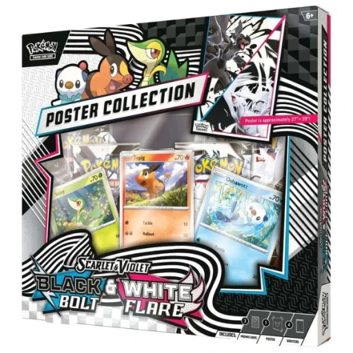 Pokemon Black Bolt & White Flare Poster Collection
