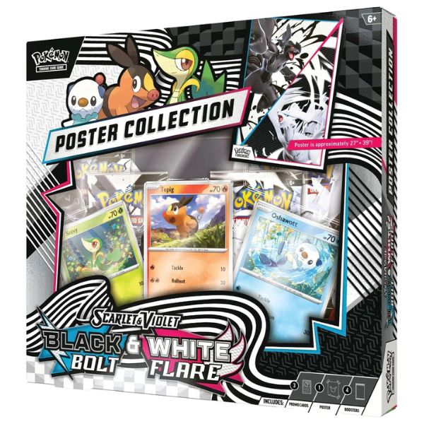 Pokemon Black Bolt & White Flare Poster Collection