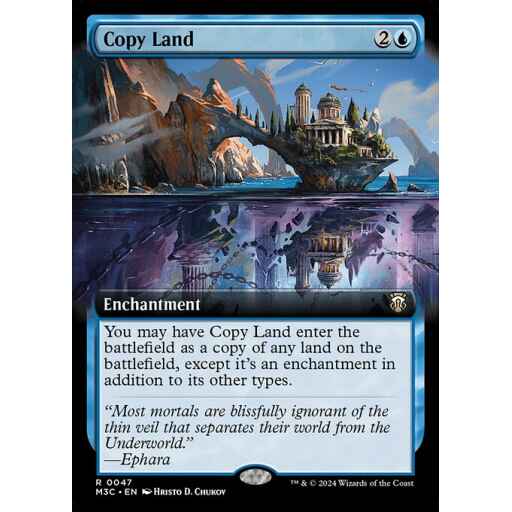 Modern Horizons 3 Commander - 47 - Copy Land - Rare - U - Foil