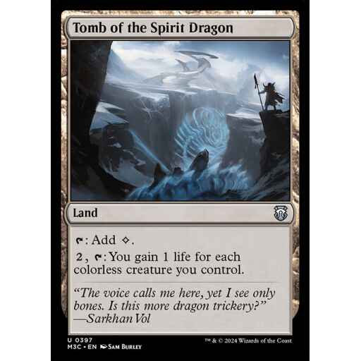 Modern Horizons 3 Commander - 397 - Tomb of the Spirit Dragon - Uncommon - C - Non-foil