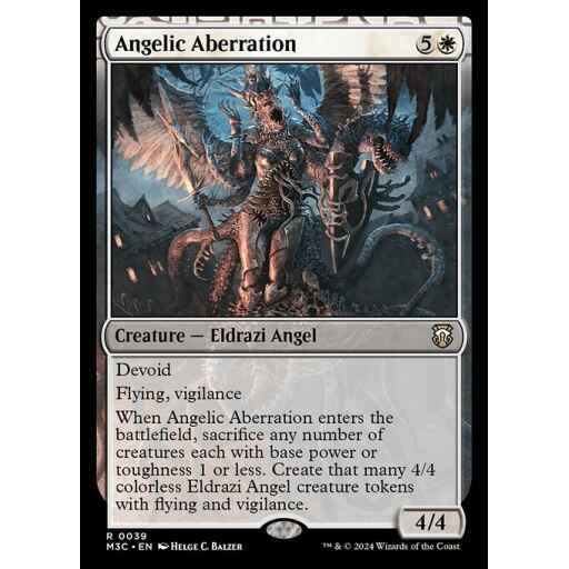 Modern Horizons 3 Commander - 39 - Angelic Aberration - Rare - C - Non-foil