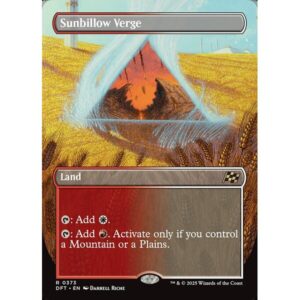 Aetherdrift - 373 - Sunbillow Verge - Rare - C - Foil