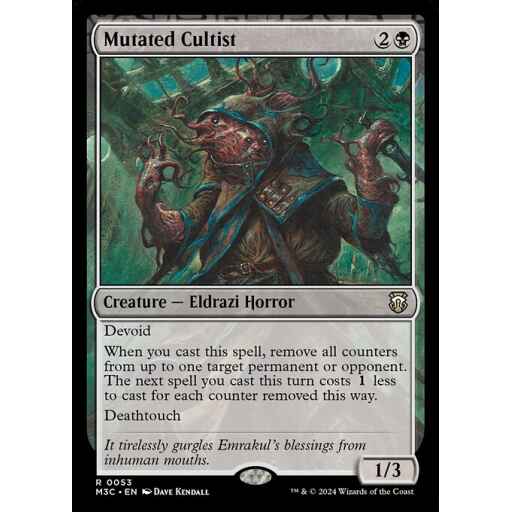 Modern Horizons 3 Commander - 53 - Mutated Cultist - Rare - C - Foil