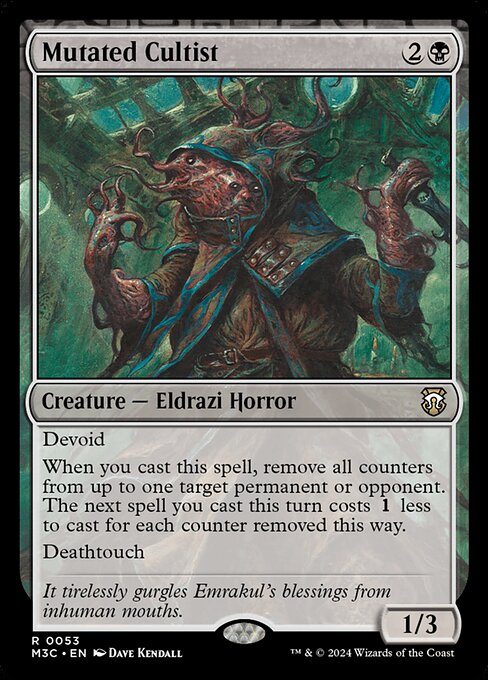Modern Horizons 3 Commander - 53 - Mutated Cultist - Rare - C - Foil