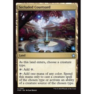 Foundations - 267 - Secluded Courtyard - Uncommon - C - Non-foil