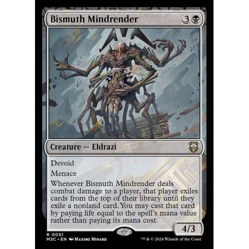 Modern Horizons 3 Commander - 51 - Bismuth Mindrender - Rare - C - Foil