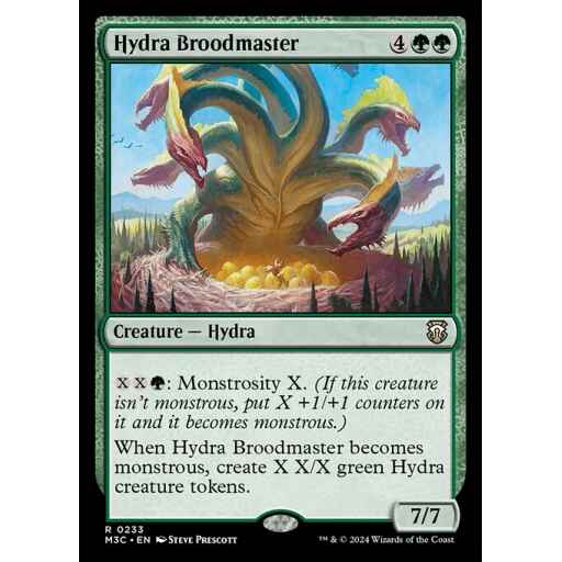 Modern Horizons 3 Commander - 233 - Hydra Broodmaster - Rare - G - Non-foil