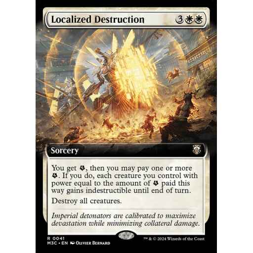 Modern Horizons 3 Commander - 41 - Localized Destruction - Rare - W - Foil