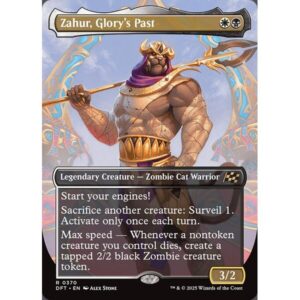 Aetherdrift - 370 - Zahur, Glory's Past - Rare - WB - Foil