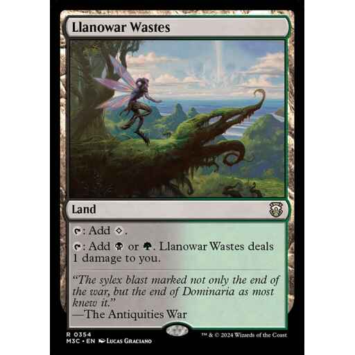 Modern Horizons 3 Commander - 354 - Llanowar Wastes - Rare - C - Non-foil