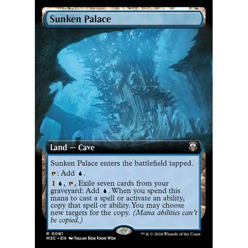 Modern Horizons 3 Commander - 81 - Sunken Palace - Rare - C - Foil