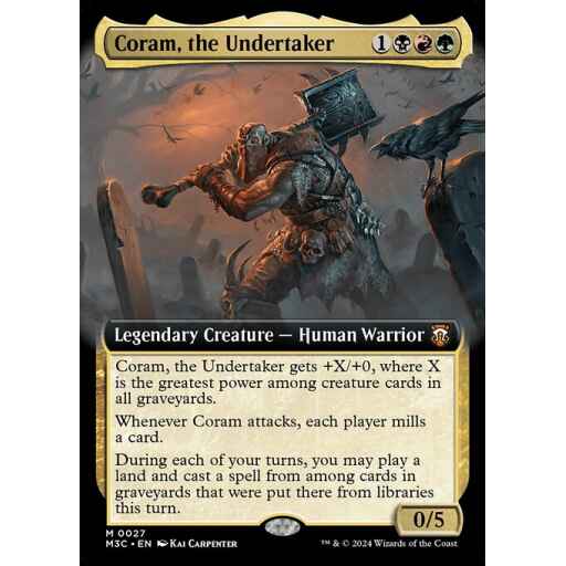 Modern Horizons 3 Commander - 27 - Coram, the Undertaker - Mythic - Multi - Foil