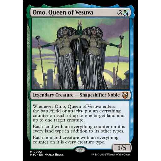 Modern Horizons 3 Commander - 2 - Omo, Queen of Vesuva - Mythic - UG - Foil