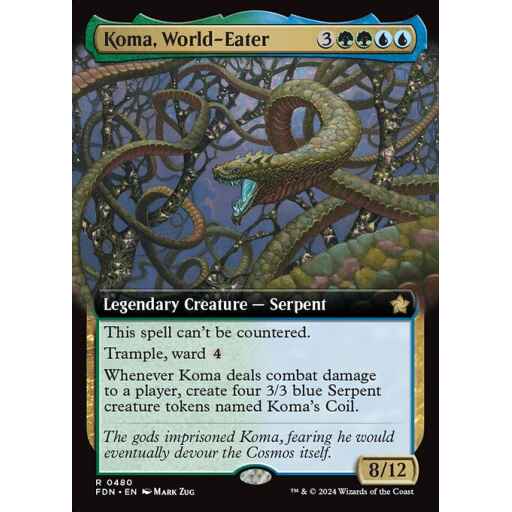 Foundations - 480 - Koma, World-Eater - Rare - UG - Foil