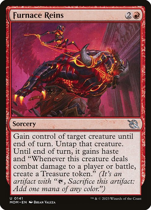 March of the Machine - 141 - Furnace Reins - Uncommon - R - Non-foil