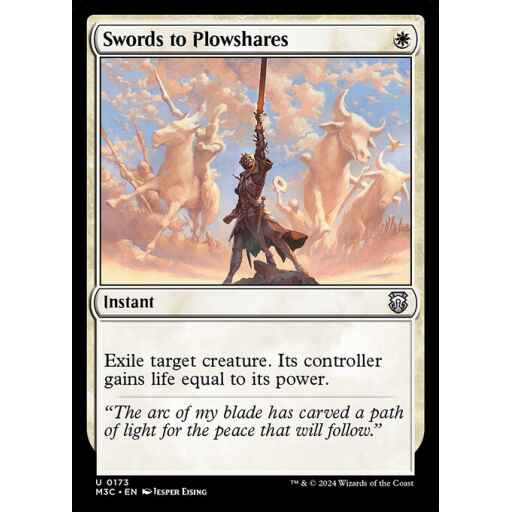 Modern Horizons 3 Commander - 173 - Swords to Plowshares - Uncommon - W - Non-foil