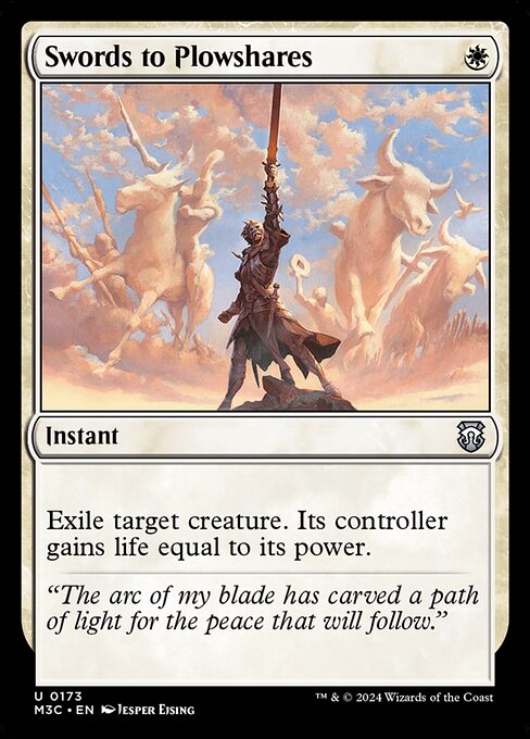 Modern Horizons 3 Commander - 173 - Swords to Plowshares - Uncommon - W - Non-foil