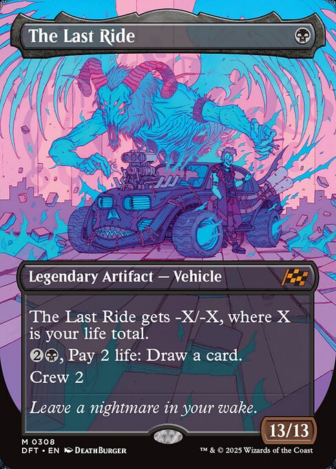 Aetherdrift - 308 - The Last Ride - Mythic - B - Foil