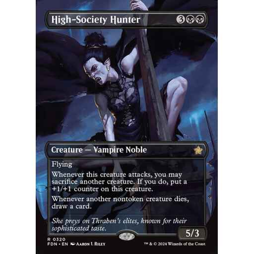 Foundations - 320 - High-Society Hunter - Rare - B - Non-foil