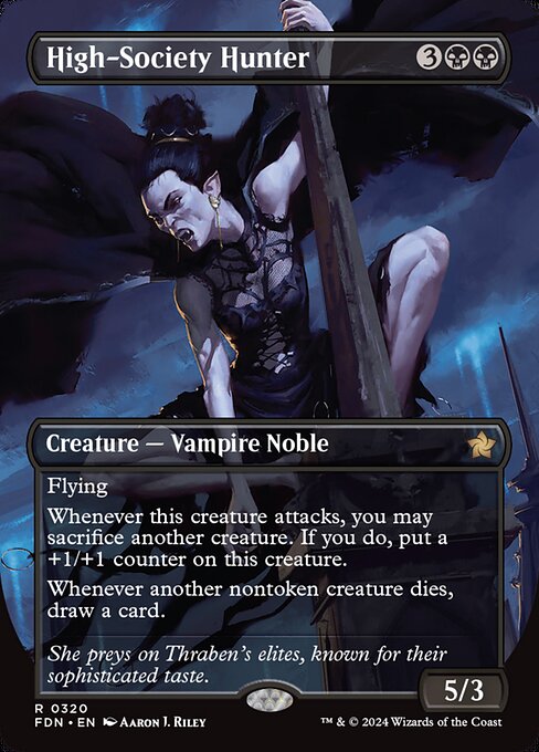 Foundations - 320 - High-Society Hunter - Rare - B - Non-foil