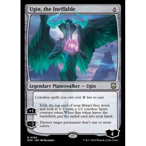 Modern Horizons 3 Commander - 160 - Ugin, the Ineffable - Rare - C - Foil