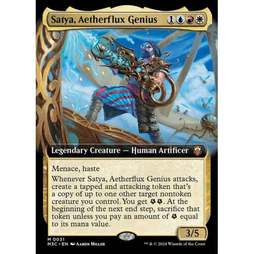 Modern Horizons 3 Commander - 31 - Satya, Aetherflux Genius - Mythic - Multi - Foil