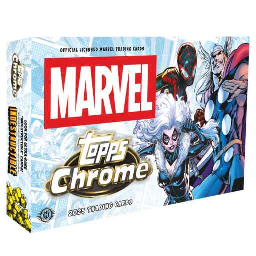 [Rip & Ship Exclusive] Topps Chrome Marvel 2025 Hobby Box [Skip the Line]