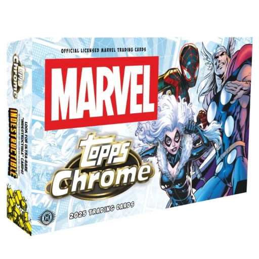 [Rip & Ship Exclusive] Topps Chrome Marvel 2025 Hobby Box [Skip the Line]