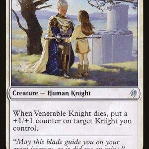 Throne of Eldraine - 35 - Venerable Knight - Uncommon - W - Non-foil