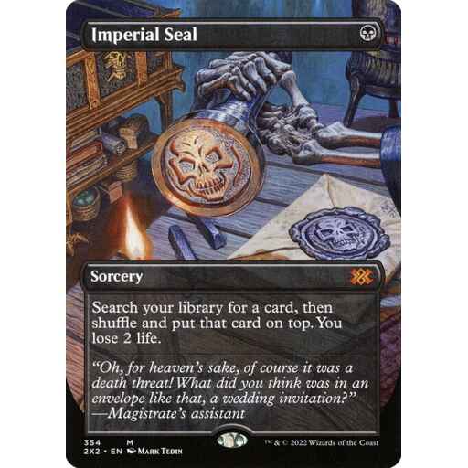 Double Masters 2022 - 354 - Imperial Seal - Mythic - B - Non-foil