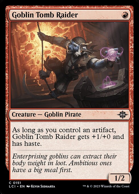The Lost Caverns of Ixalan - 151 - Goblin Tomb Raider - Common - R - Non-foil (Front)
