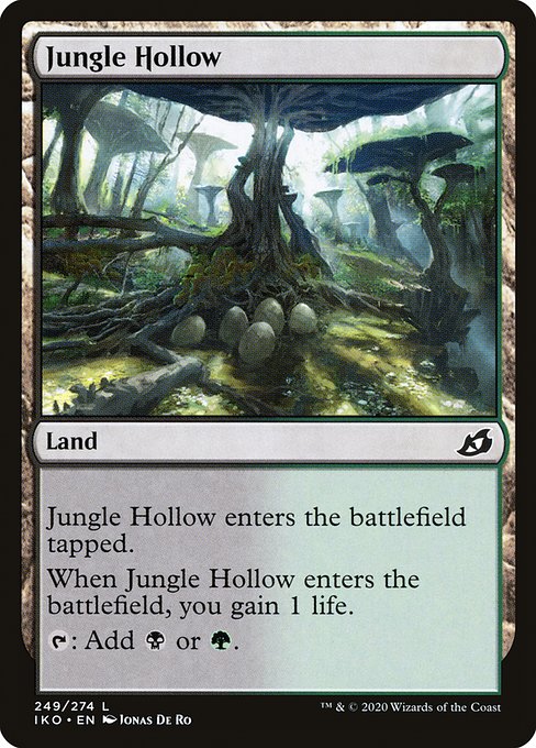 Ikoria: Lair of Behemoths - 249 - Jungle Hollow - Common - C - Non-foil (Front)